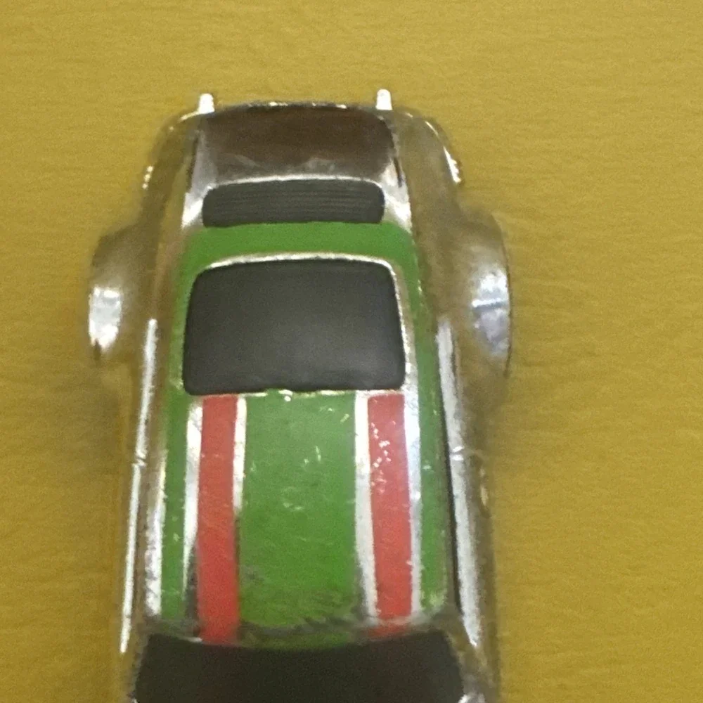 Vintage Mattel Hot Wheels Redline Porsche P-911 Super Chrome 1974 Hong Kong EUC